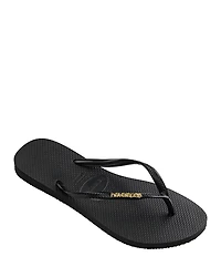 havaianas Women's Slim Logo Flip Flop Sandals