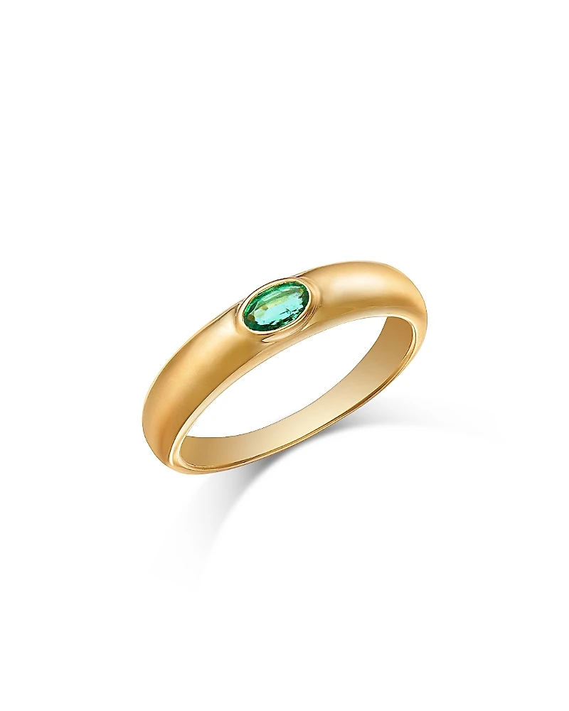 Bloomingdale's Fine Collection Emerald Bezel Ring
