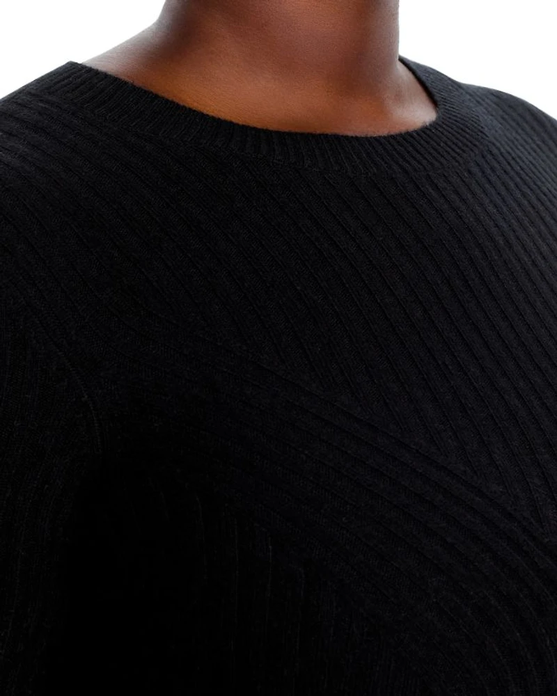 Contour Ribbed Cashmere Mini Dress - Exclusive