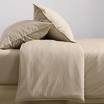 Calvin Klein Washed Percale Comforter Set