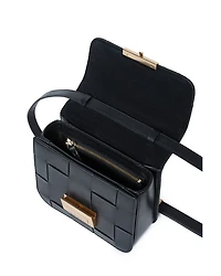 Desi Woven Leather Crossbody
