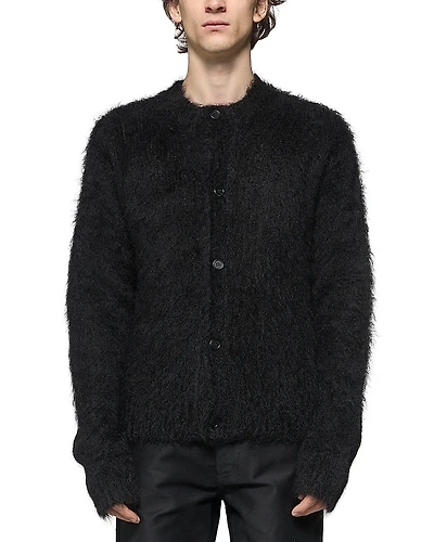 Marni Fuzzy Wuzzy Regular Fit Mohair Cardigan