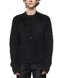 Marni Fuzzy Wuzzy Regular Fit Mohair Cardigan