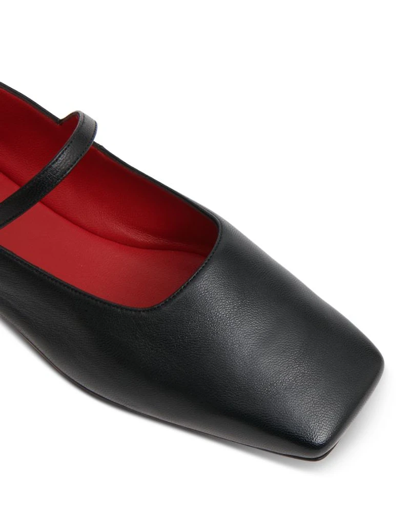 Women's Square Toe Mary Jane Flats