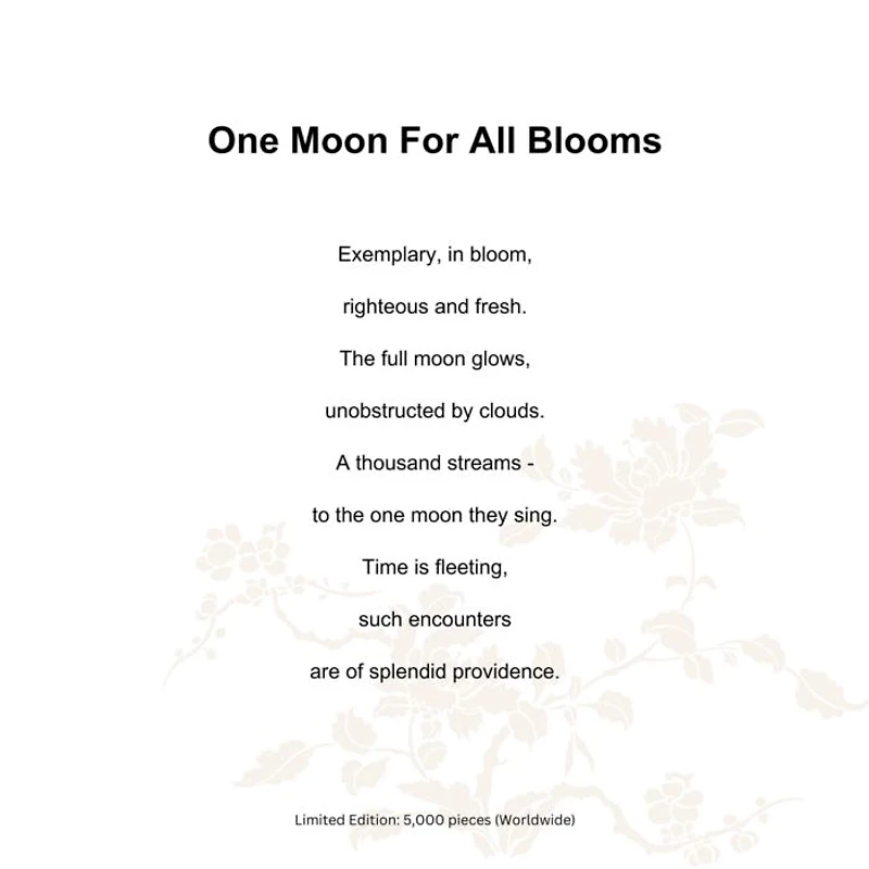 One Moon for all Blooms