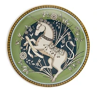 Unicorn Light Green Decorative Plate
