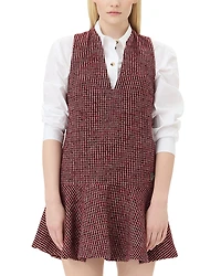 Ganni Check Mini Dress