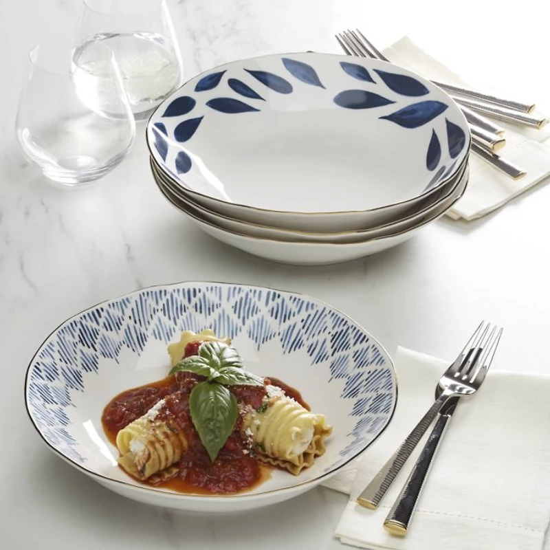 Blue Bay Dinner Bowls, Set of 4