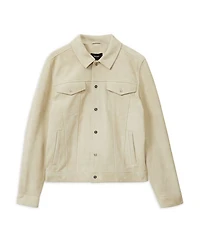 Eden Suede Trucker Jacket
