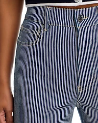 Crosbie High Rise Wide Leg Jeans Solstice Stripe