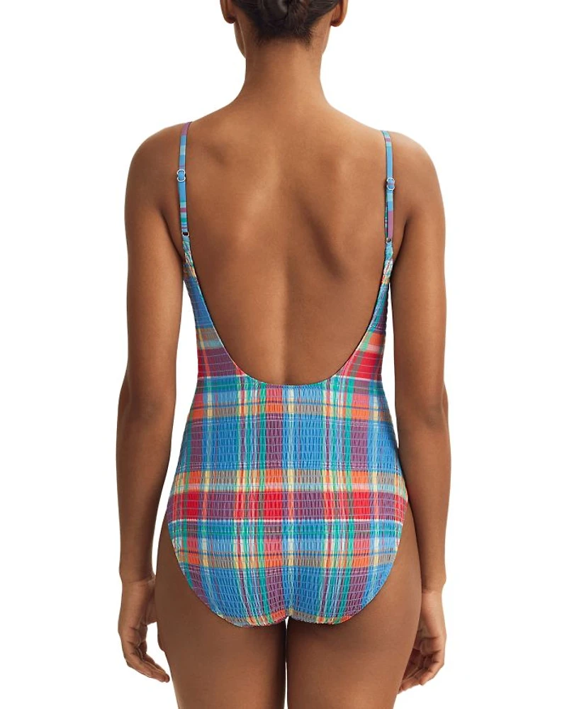 Kennedy Smocked One Piece Swimsuit