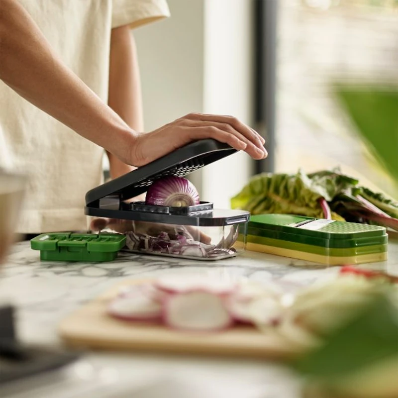 Multi-Prep Compact 4-in-1 Chop, Grate and Slice Set