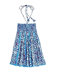 Poupette St. Barth Girls' Cycas Smocked Mini Dress - Little Kid, Big Kid