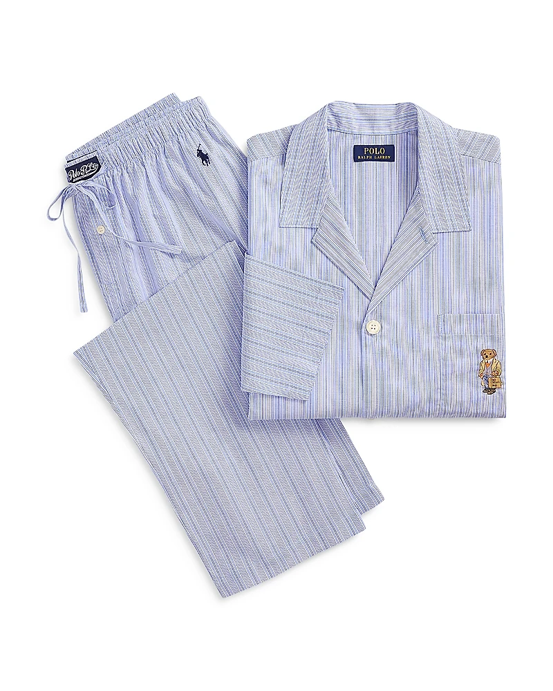 Polo Ralph Lauren Bear Woven Pajama Set - Exclusive