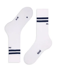 Dynamic Cotton Blend Double Stripe Crew Socks