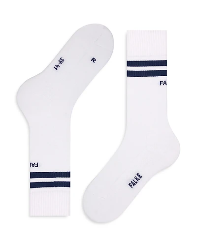 Falke Dynamic Cotton Blend Double Stripe Crew Socks