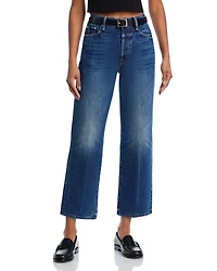 The Rambler High Rise Ankle Straight Jeans Well Stacked