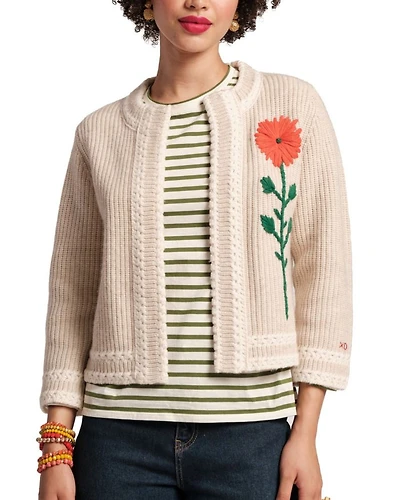 Border Flower Cardigan