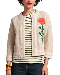 Border Flower Cardigan