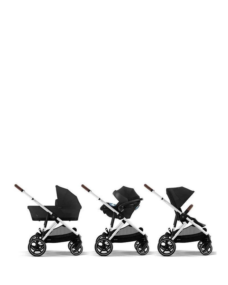 Gazelle S 2 Single to Double + Aton G Swivel Travel System with Cot