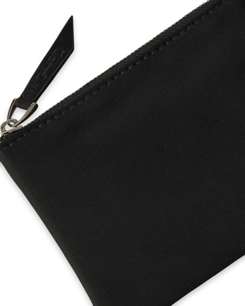 St. Barths Woven Metallic Silver Petite Tote Bag