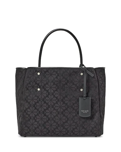 Spade Flower Jacquard Tote