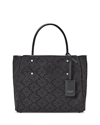 Spade Flower Jacquard Tote