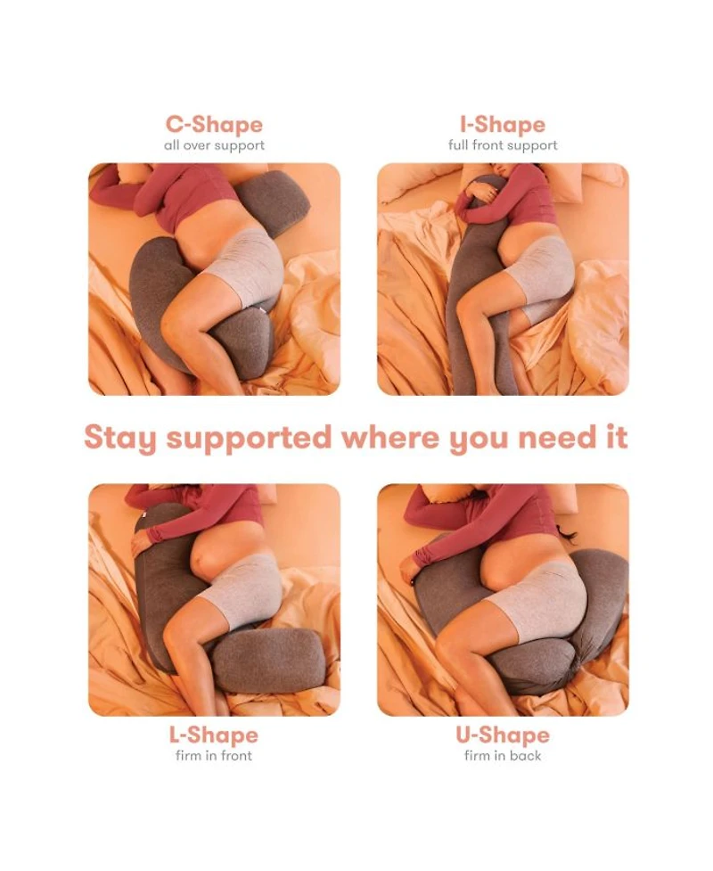 Adjustable Keep-Cool Pregnancy Pillow