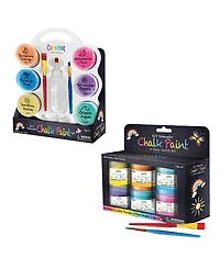 CocoNut Outdoor Diy Sidewalk Chalk Paint Set and 6pk Refill - Ages 5+
