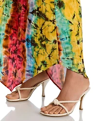 Printed Strapless Midi Dress - Exclusive