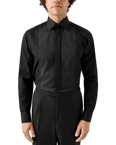 Eton Contemporary Fit Plisse Bib Formal Shirt