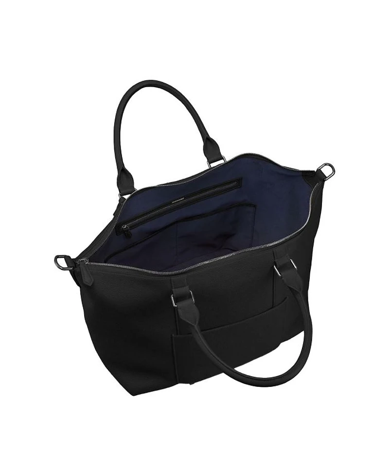 Large Leather Weekender Bag