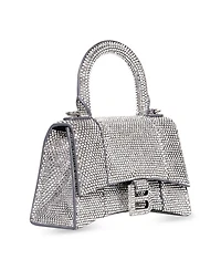 Hourglass Handbag with Rhinestones
