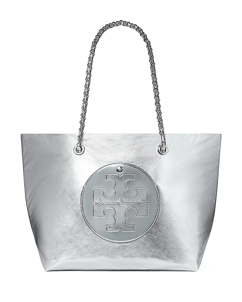 Tory Burch Ella Metallic Nylon Tote Bag