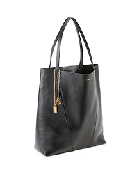 Leather Spin Large Tote