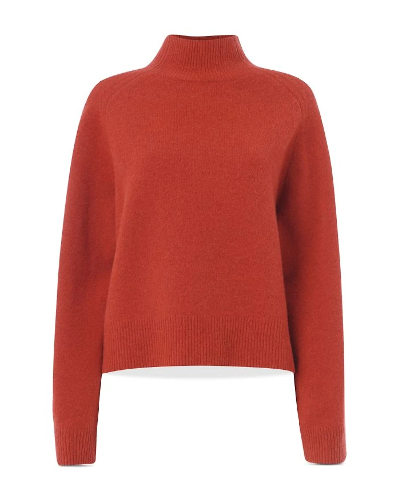 Funnel Neck Wool Sweater