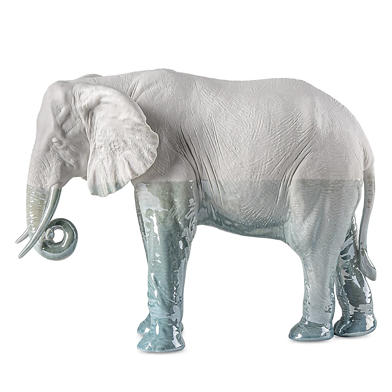 Lladro Elephant Underwater Sculpture