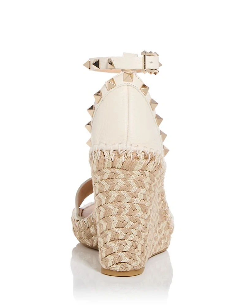Women's Embellished Espadrille Wedge Sandals