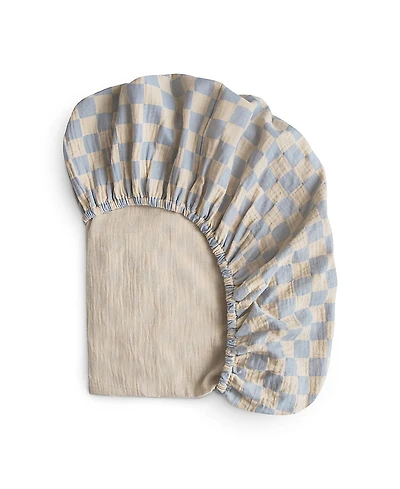 Mushie Extra Soft Muslin Crib Sheet
