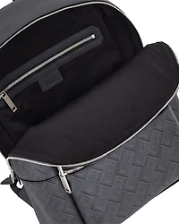 Embossed Gancini Leather Travel Bag