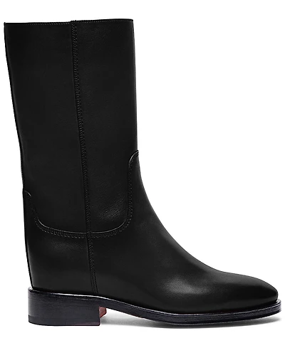 Santoni Women's Fleeces Leather Boot