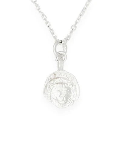 Medusa Charm Necklace Silver