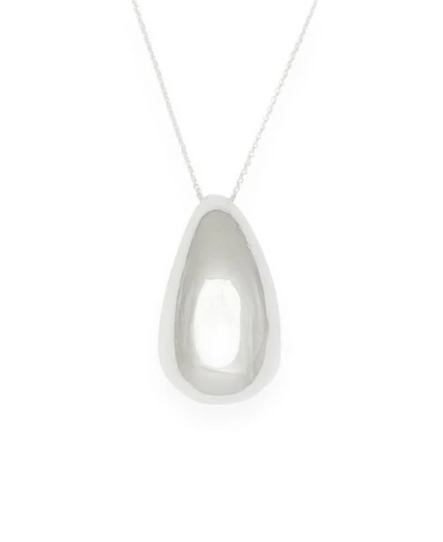 Moondrop Chain Necklace Sterling Silver