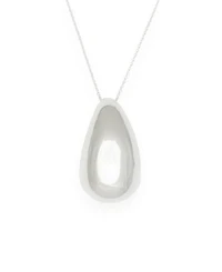 Moondrop Chain Necklace Sterling Silver