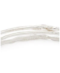 Terra Bangle Set in Silver