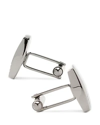 Tartan Plaid Stainless Steel Cufflinks