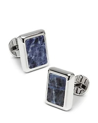 Silver and Sodalite JFK Presidential Cufflinks