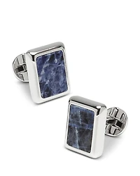 Cufflinks Inc. Silver and Sodalite Jfk Presidential Cufflinks
