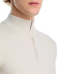 Crown Coolspun Cotton Quarter Zip Sweater
