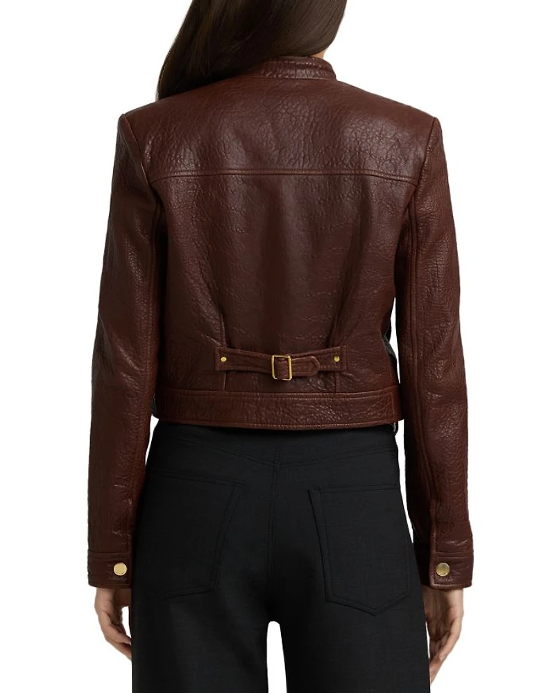 Vintage Edge Nappa Leather Jacket